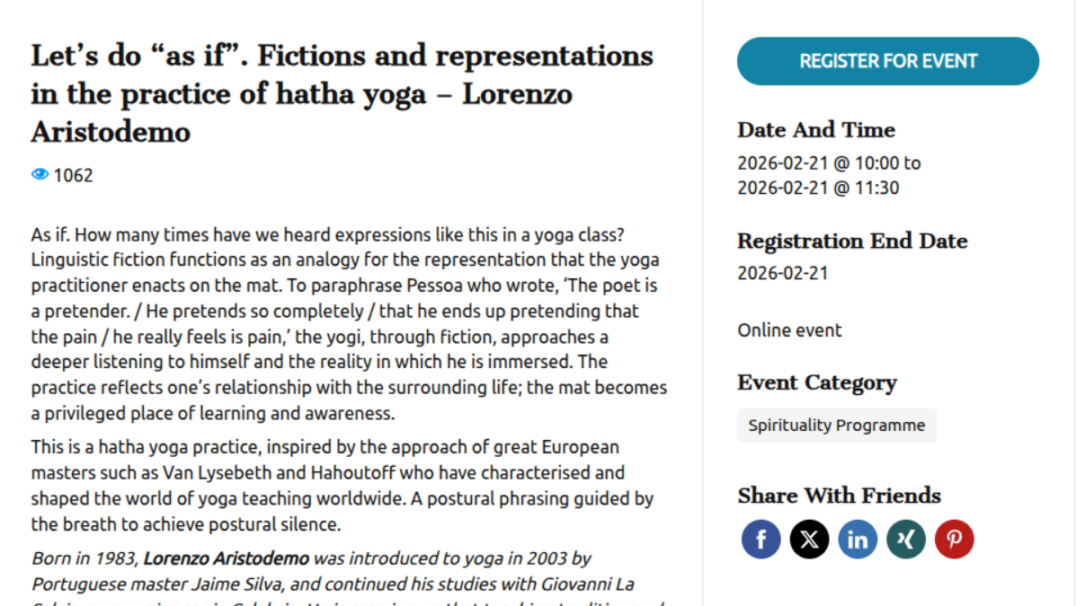 Let’s do “as if”